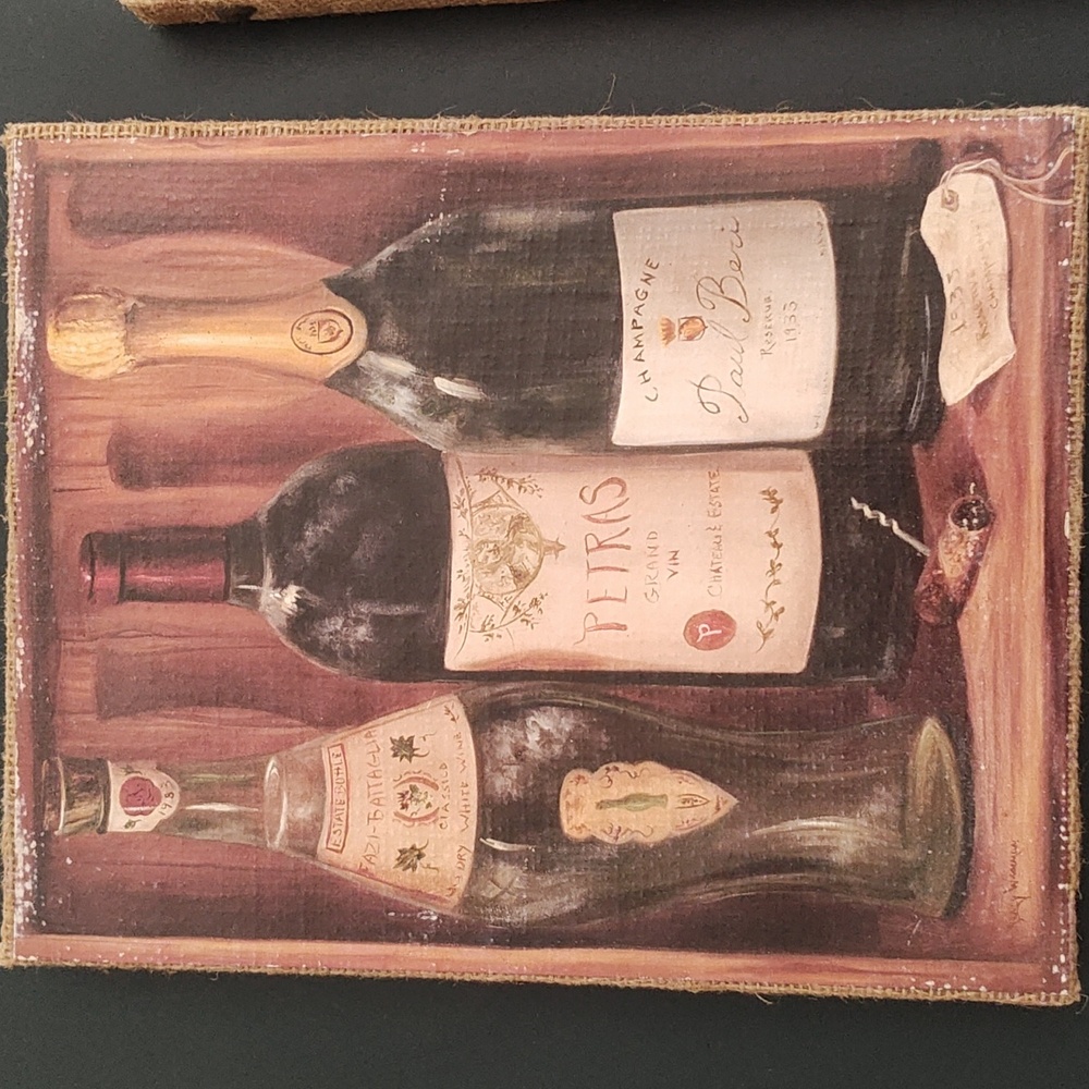 Canvas Wine art